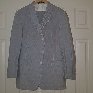 Seersucker 3-button Suit